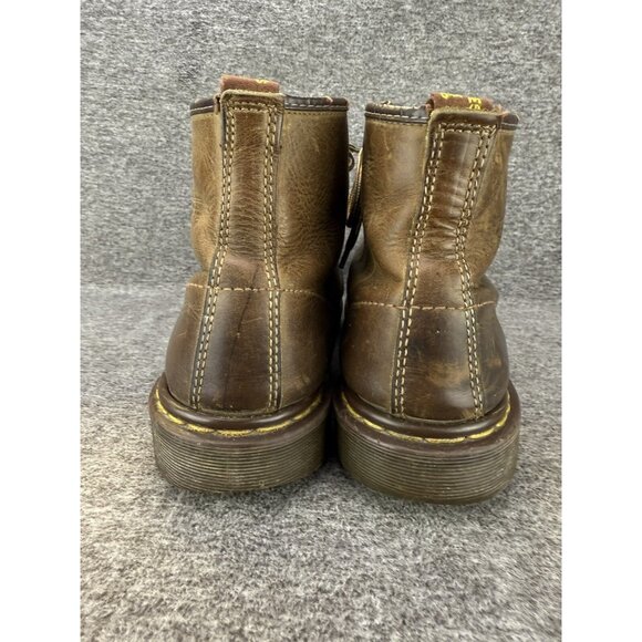 ✅VTG Y2K Doc Dr Martens Brown Leather Boots Mens 12 Crazy Horse *SEE MEASUREMENT - Picture 10 of 13